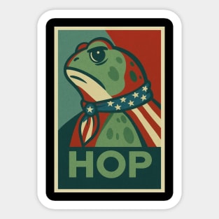 Portland Frog Hop, Portland Frogs Together Strong Sticker